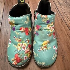 Floral Ankle Boots
